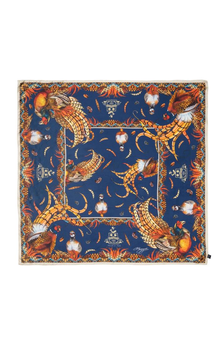 Ladies Large Silk Scarf - House of Bruar