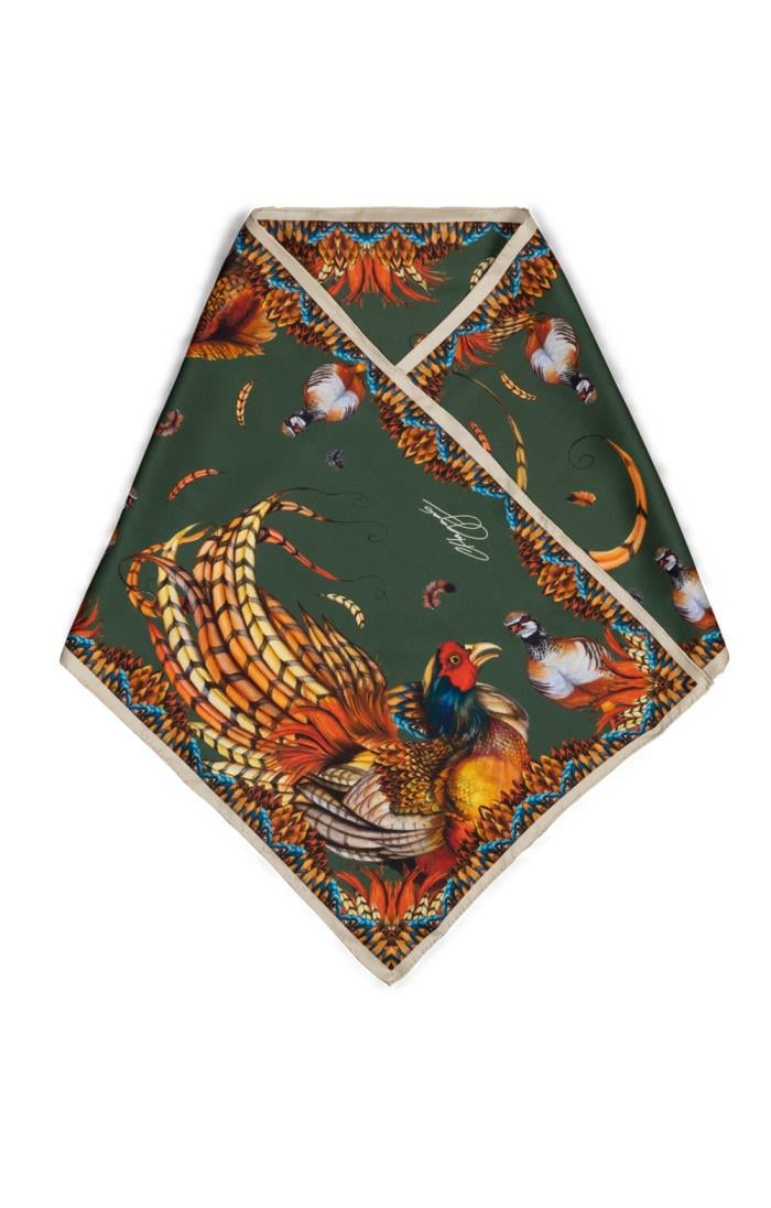 Ladies Large Silk Scarf - House of Bruar