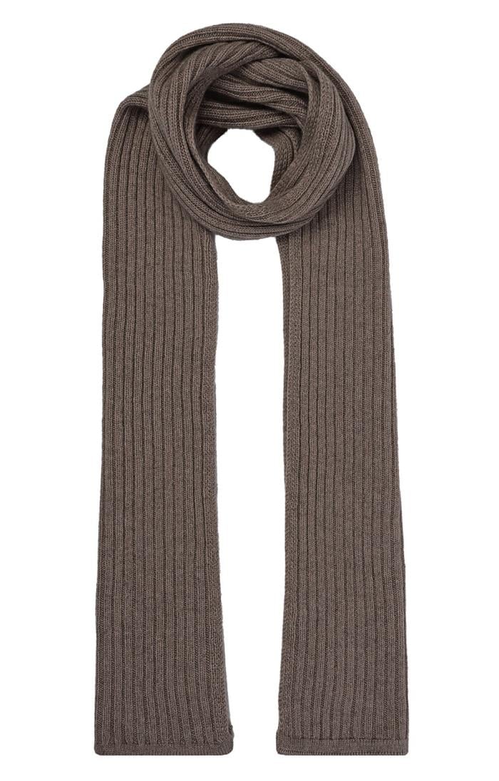 Cashmere Rib Scarf - House of Bruar