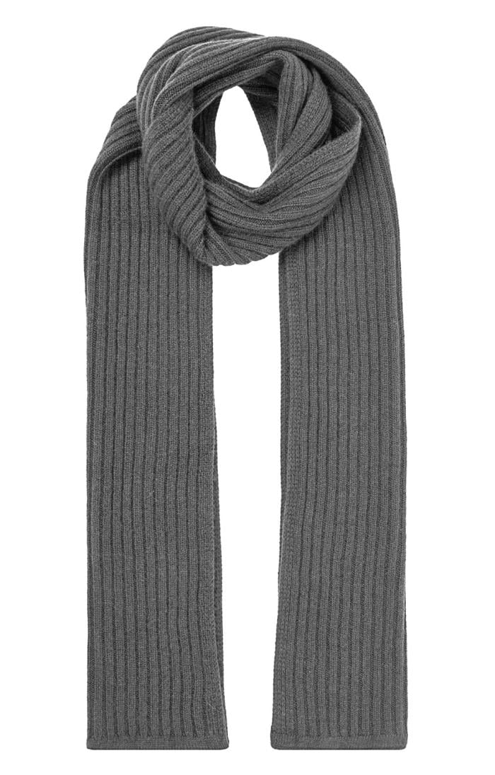 Cashmere Rib Scarf - House of Bruar