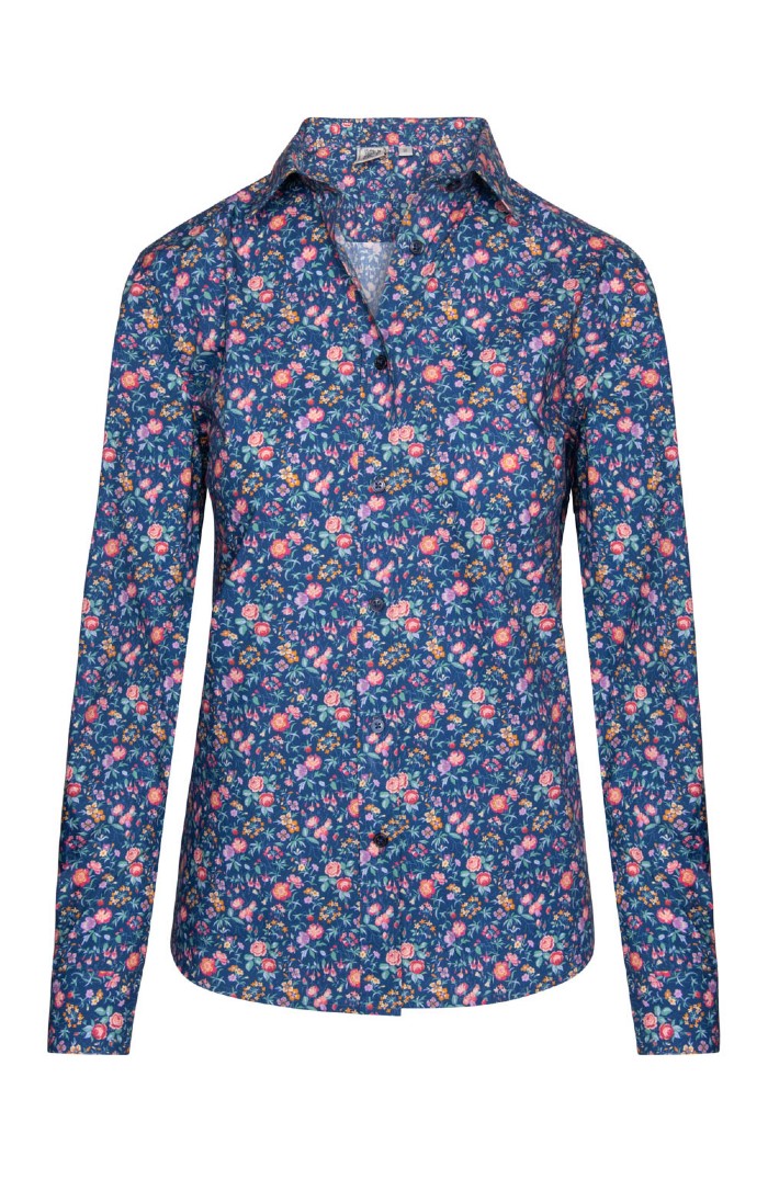 Ladies Oversize Shirt Made With Liberty Fabric - House of Bruar