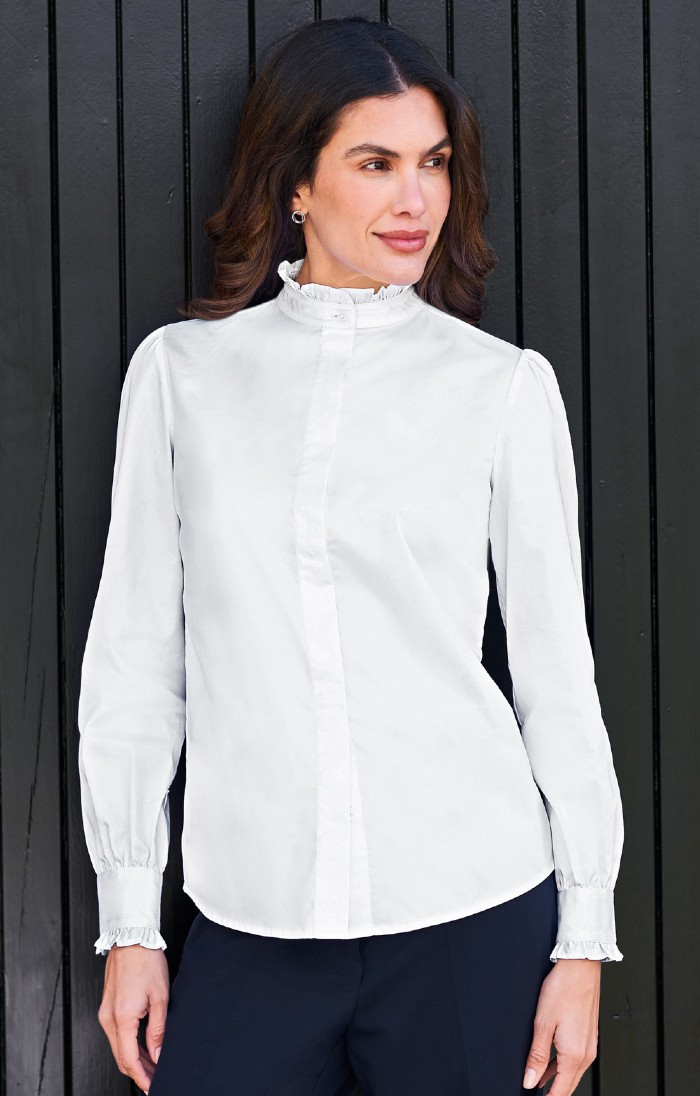 Ladies Frill Collar Blouse