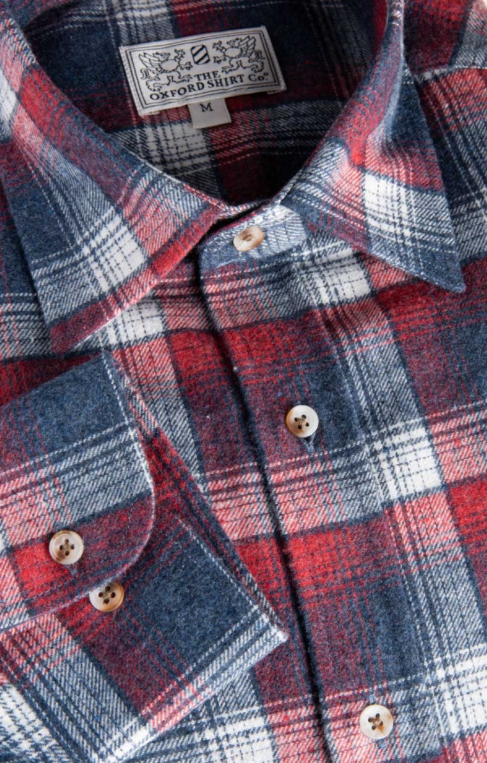 brushed flannel shirt