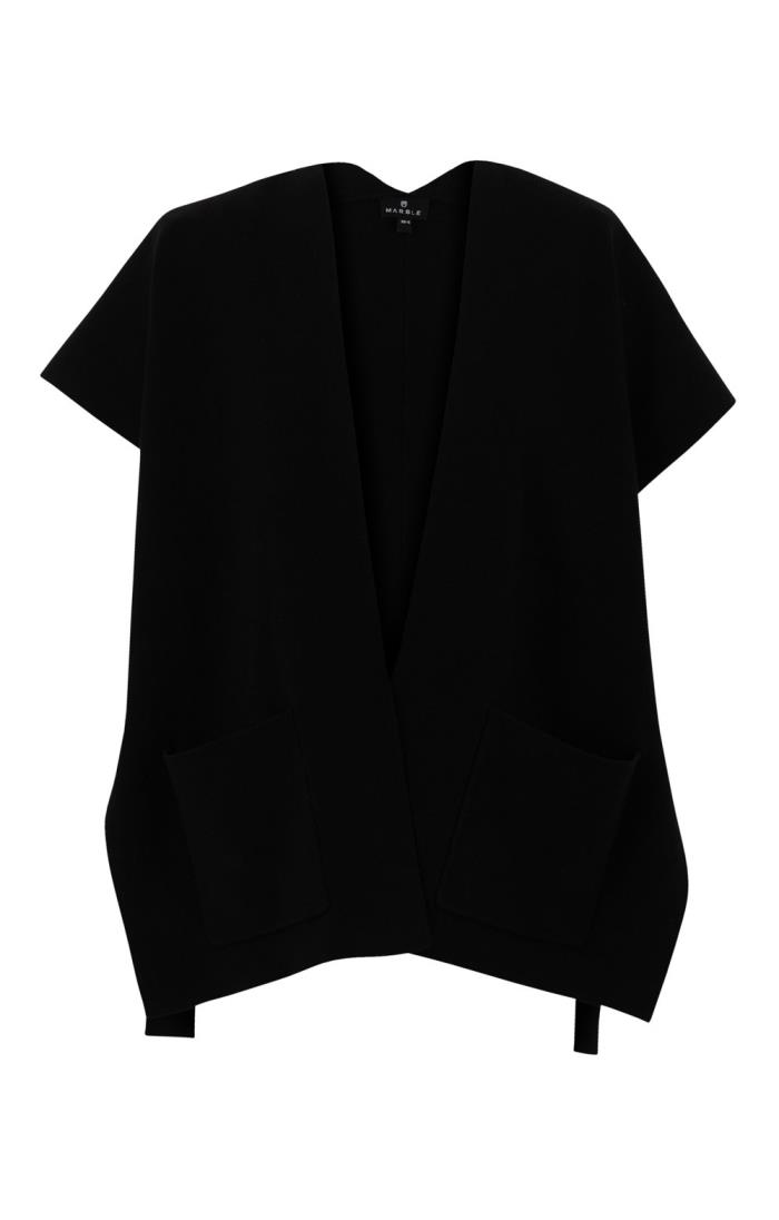 Black sleeveless cardigan ladies hotsell