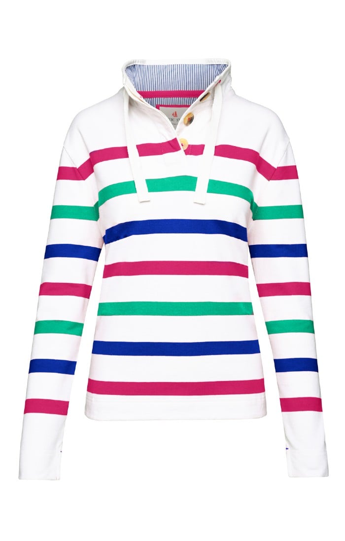 Sweatshirt with clearance collar ladies