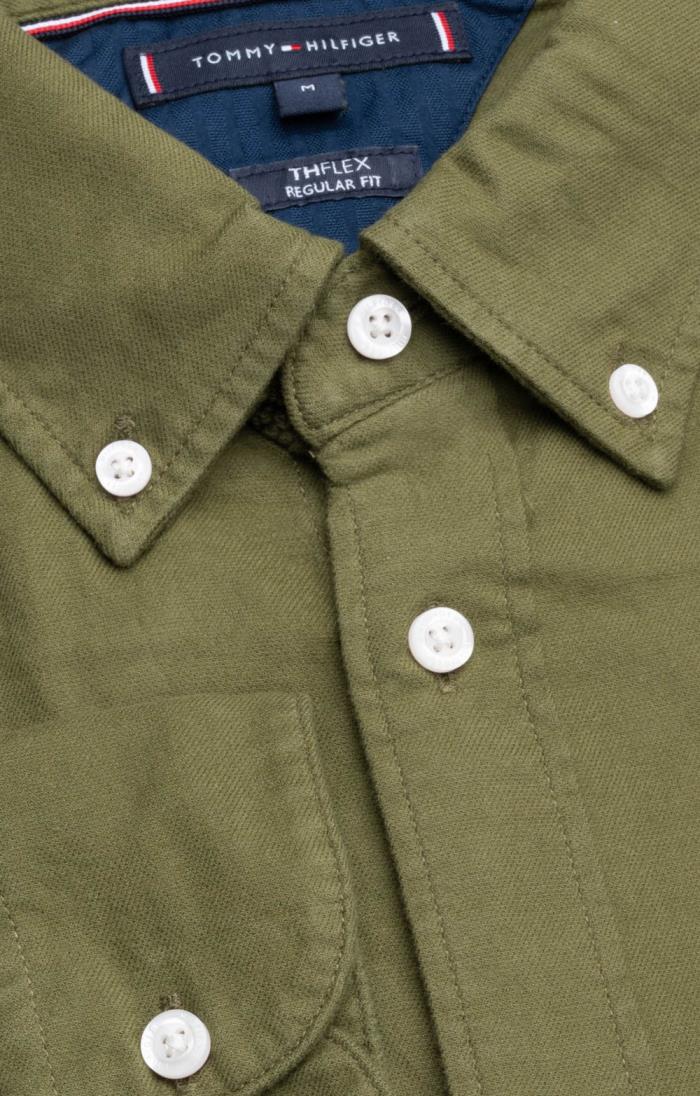 Tommy hilfiger khaki store shirt