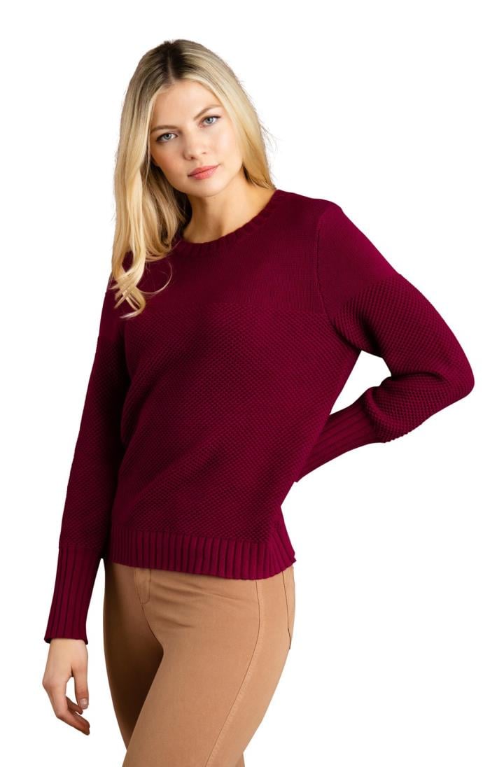 Burgundy roll clearance neck jumper womens