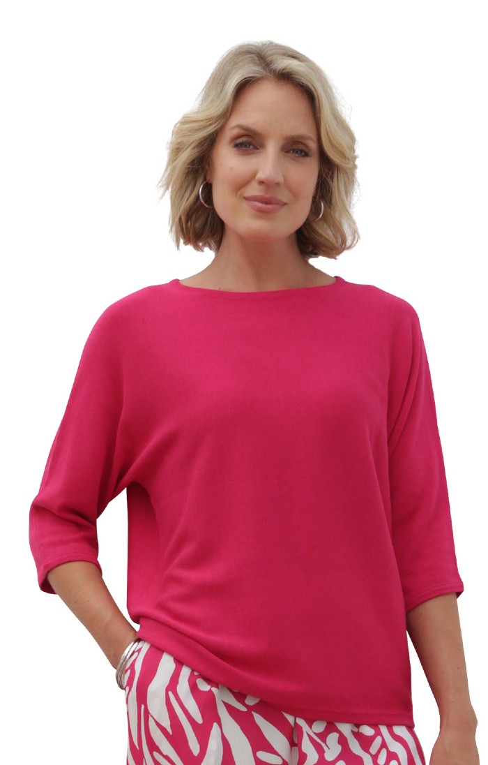 Bright pink ladies jumper best sale