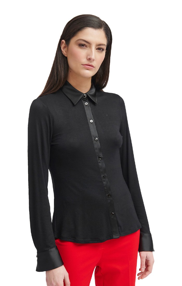 Ladies Black Shirts Blouses House of Bruar