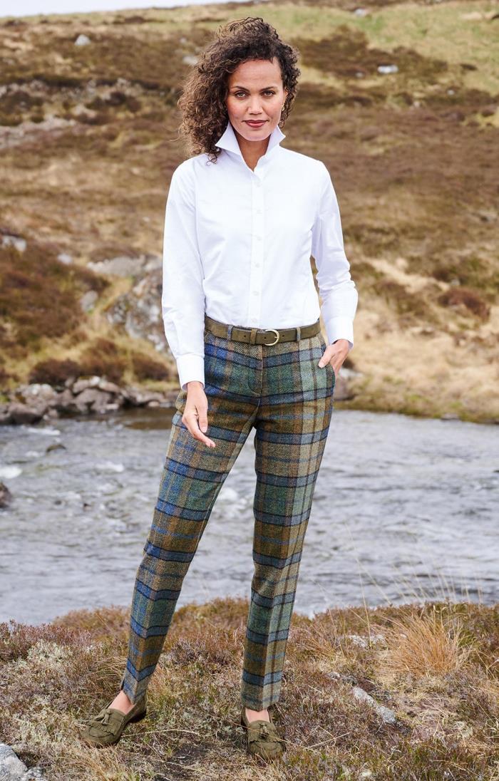 Shop Next Ladies Tartan Trousers  UP TO 60 OFF