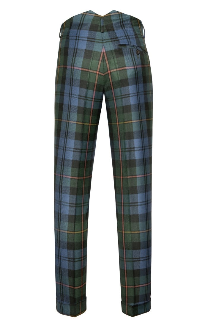 Buy Mens Slim Fit Tartan Check Sta Press Style Trousers 60s Mod Yellow Navy  Blue Online in India - Etsy