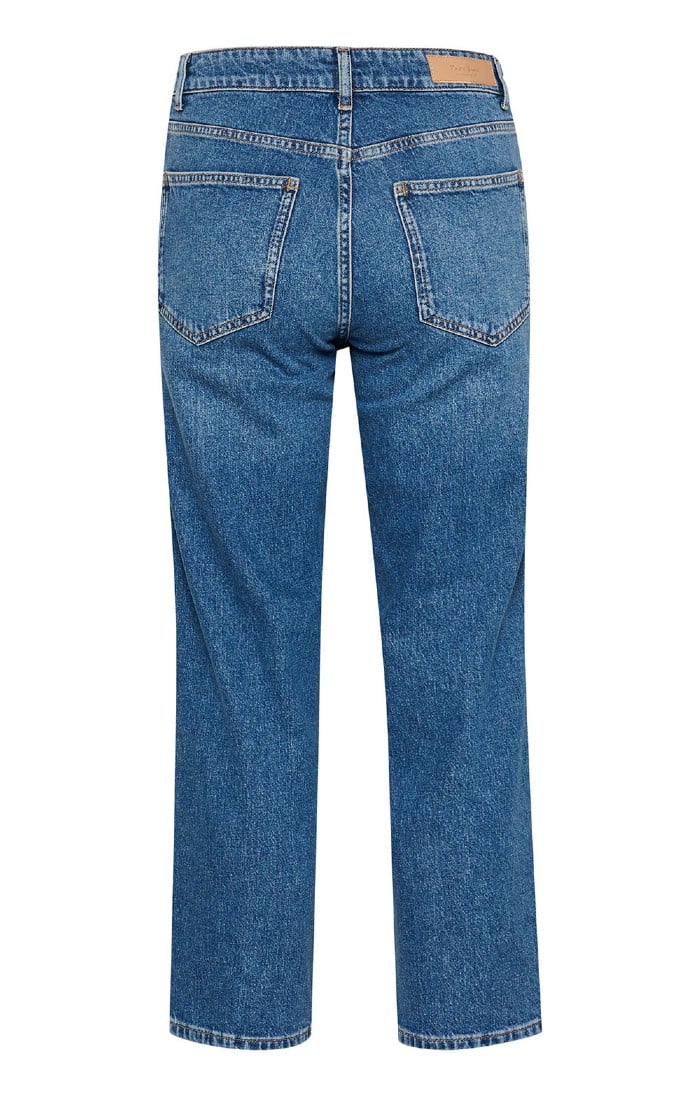 Ladies denim cropped jeans shops