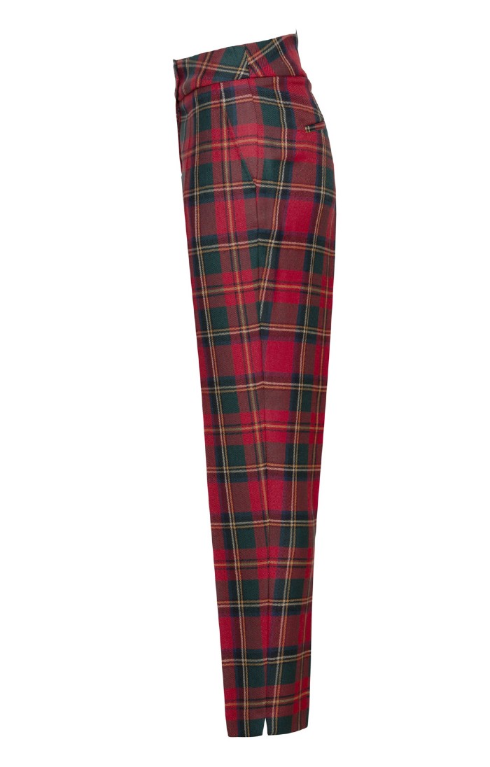 Red tartan best sale ladies trousers