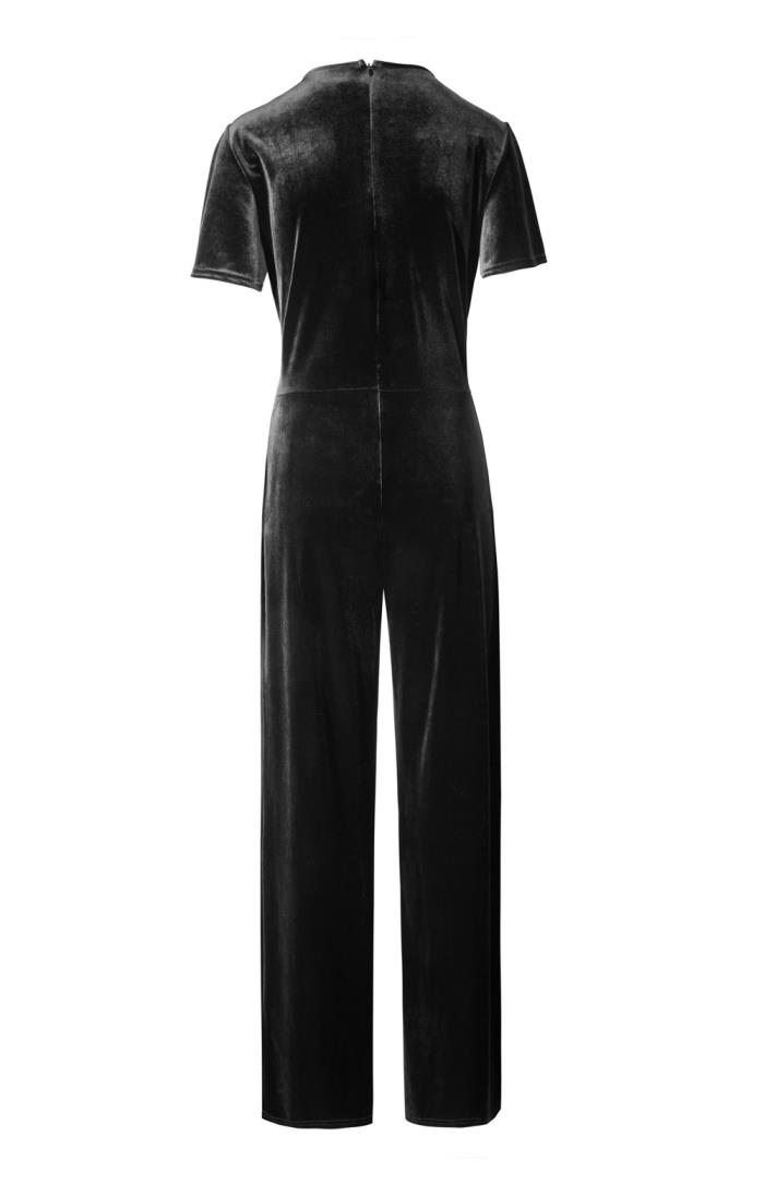 Aston velvet jumpsuit online