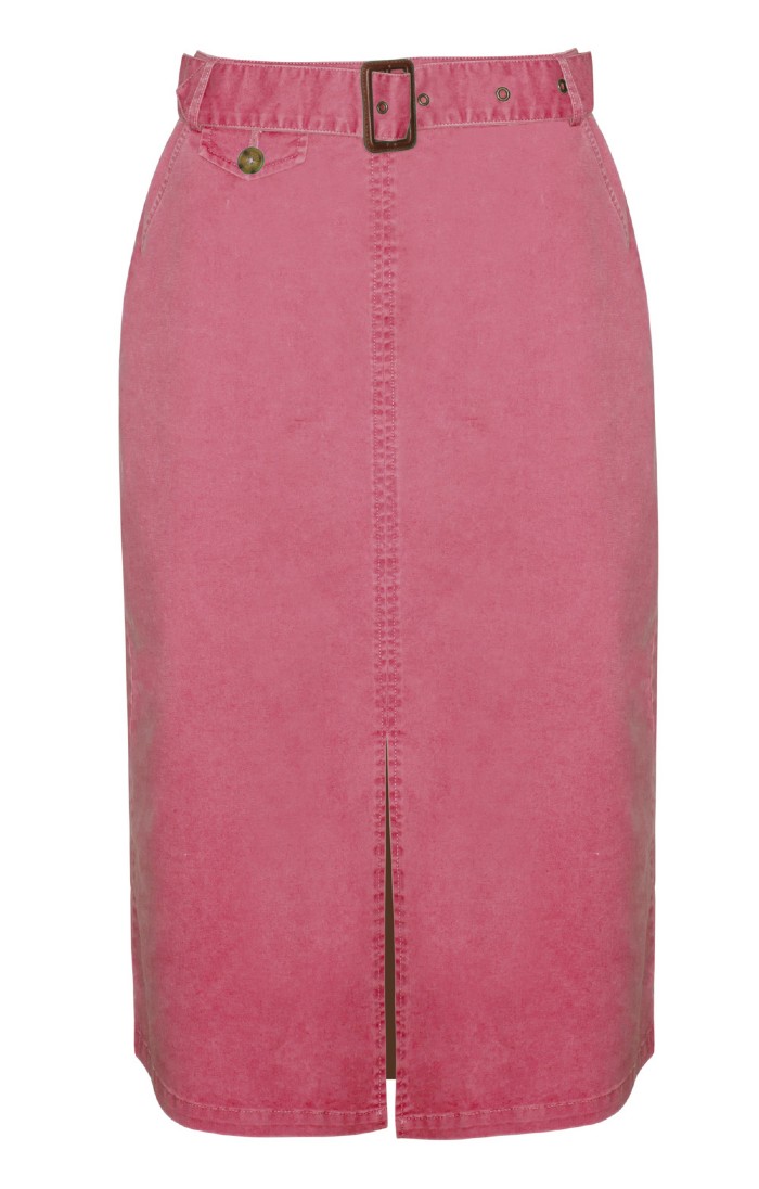 Pink pencil skirt cotton hotsell