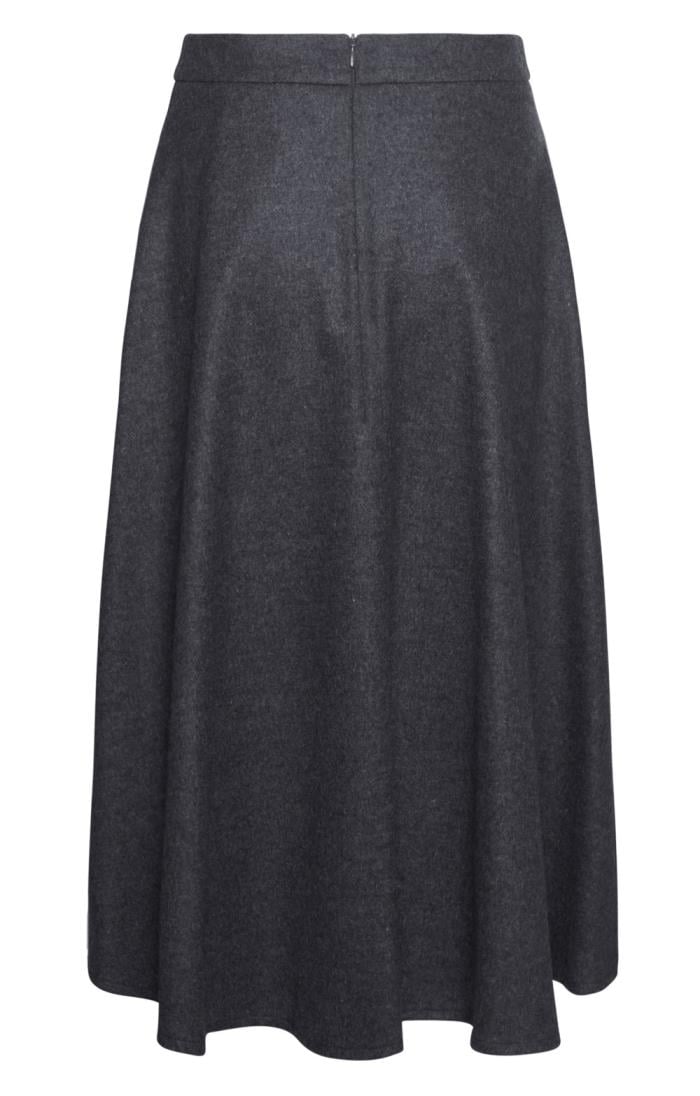 Grey on sale swing skirt