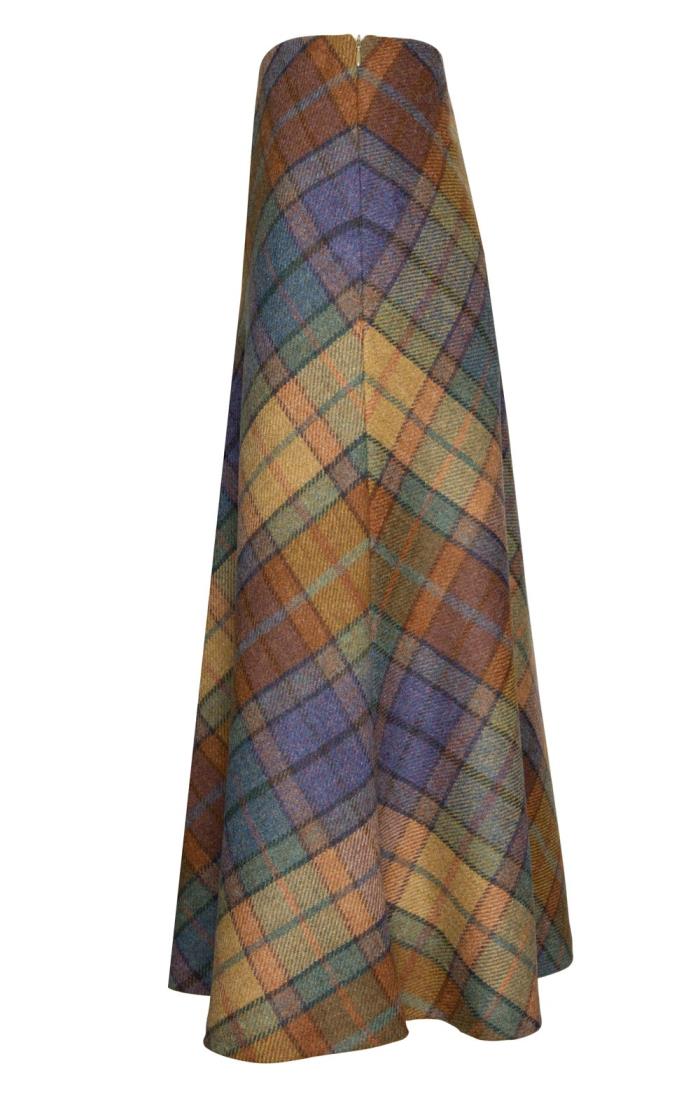 Ladies Tweed Bias Skirt House of Bruar