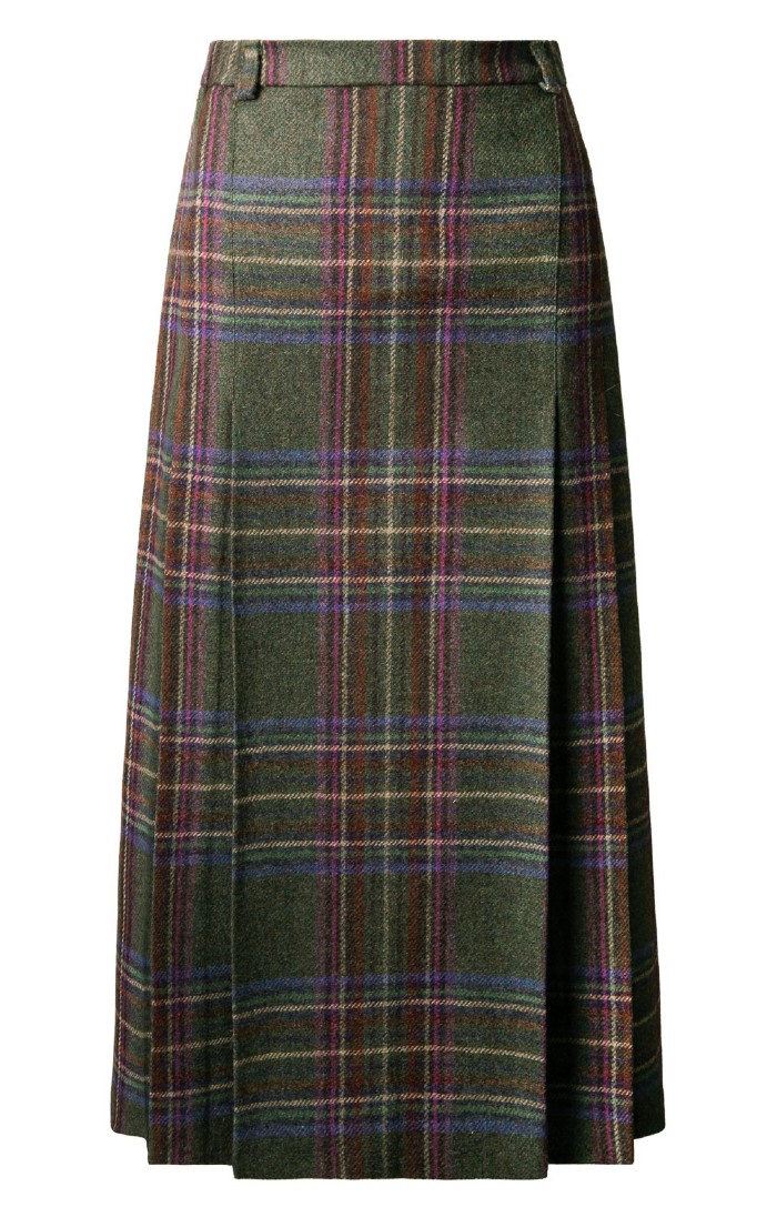 Button kilt skirt hotsell