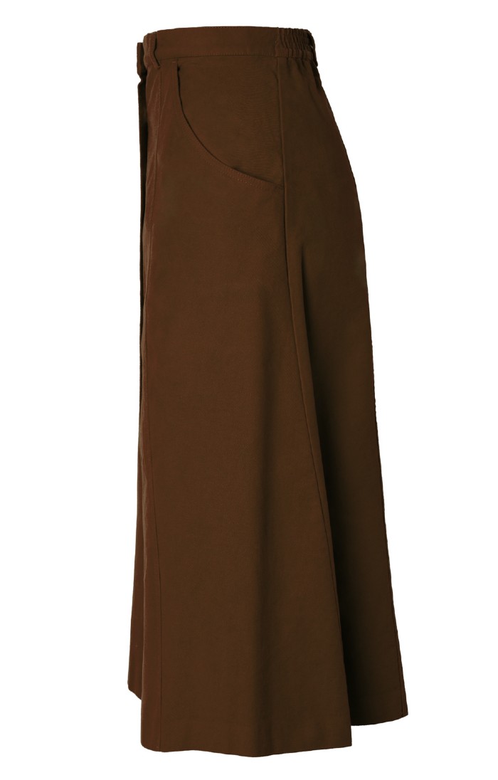 Long tan clearance skirt