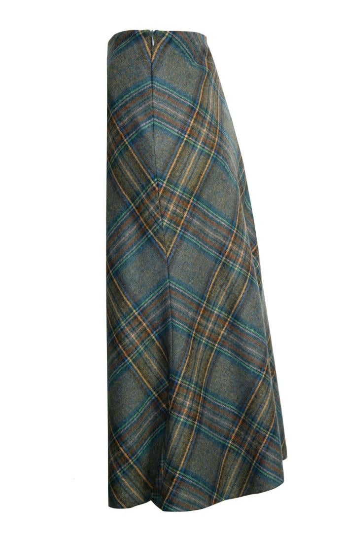 Bias flannel clearance skirt