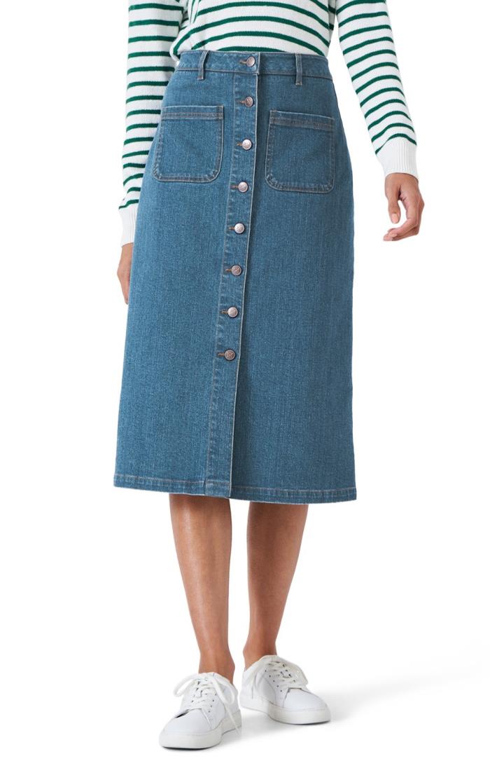 Ladies' Denim Skirts | Blue & Black Denim Skirts | House of Bruar