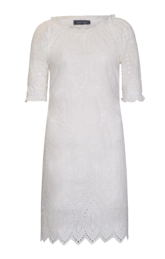 Ladies Embroidery Anglaise Dress - House of Bruar