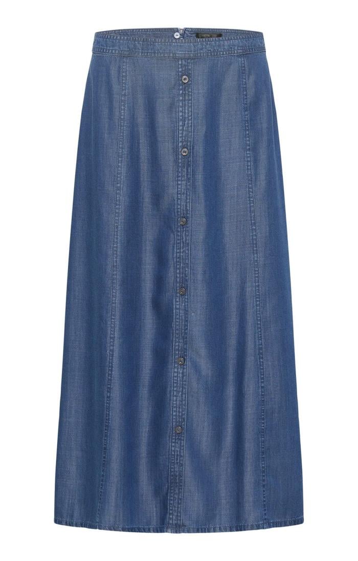 Buy Vintage Denim Skirt Long Blue Jean Retro Ladies Size 2 Chaps Women's  Online in India - Etsy