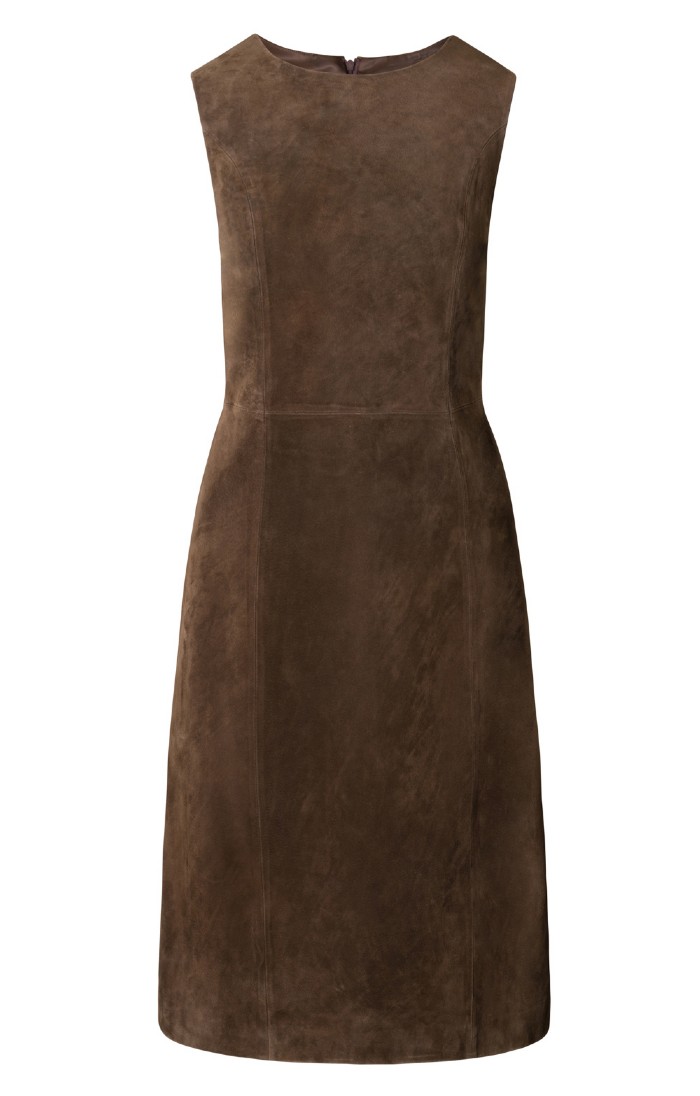 Ladies Suede Shift Dress