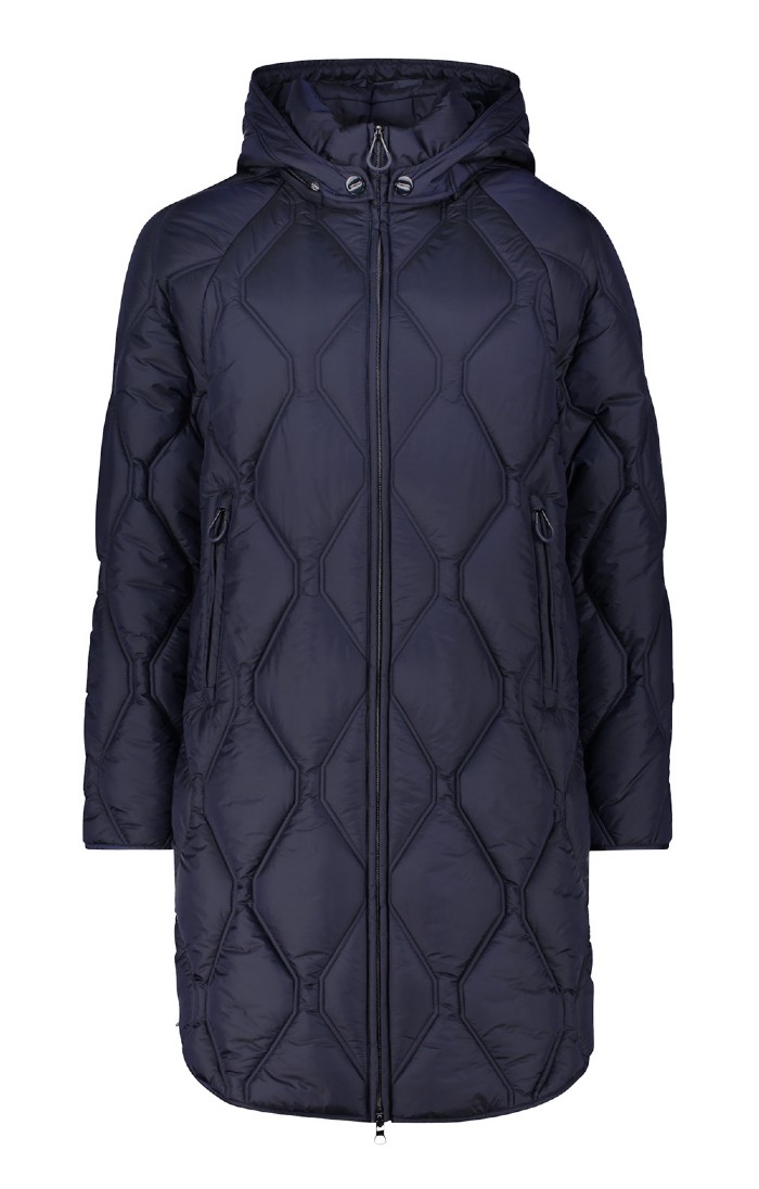 Betty barclay quilted coat with hood online