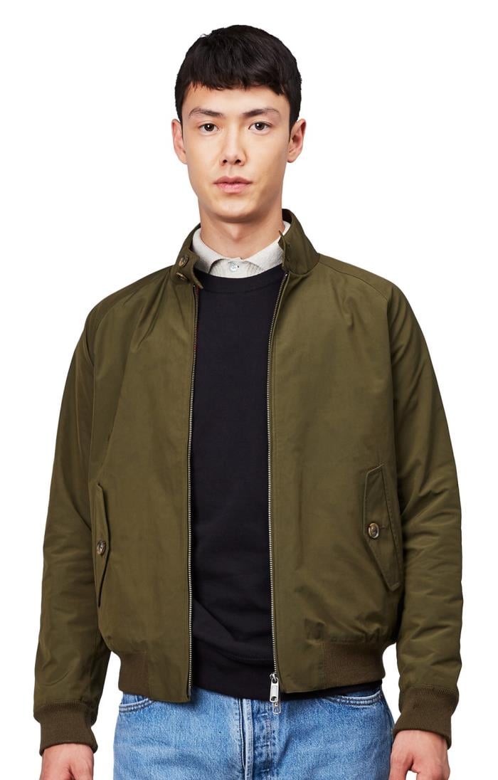 Men's Lightweight Silk Harrington Jacket