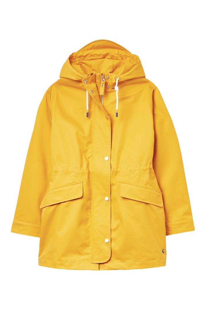 Joules rainaway clearance waterproof coat mustard