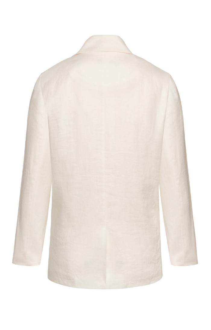 Ladies Pomodoro Linen Blazer