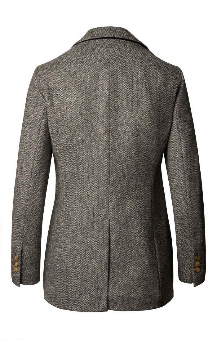 Longline tweed jacket womens best sale