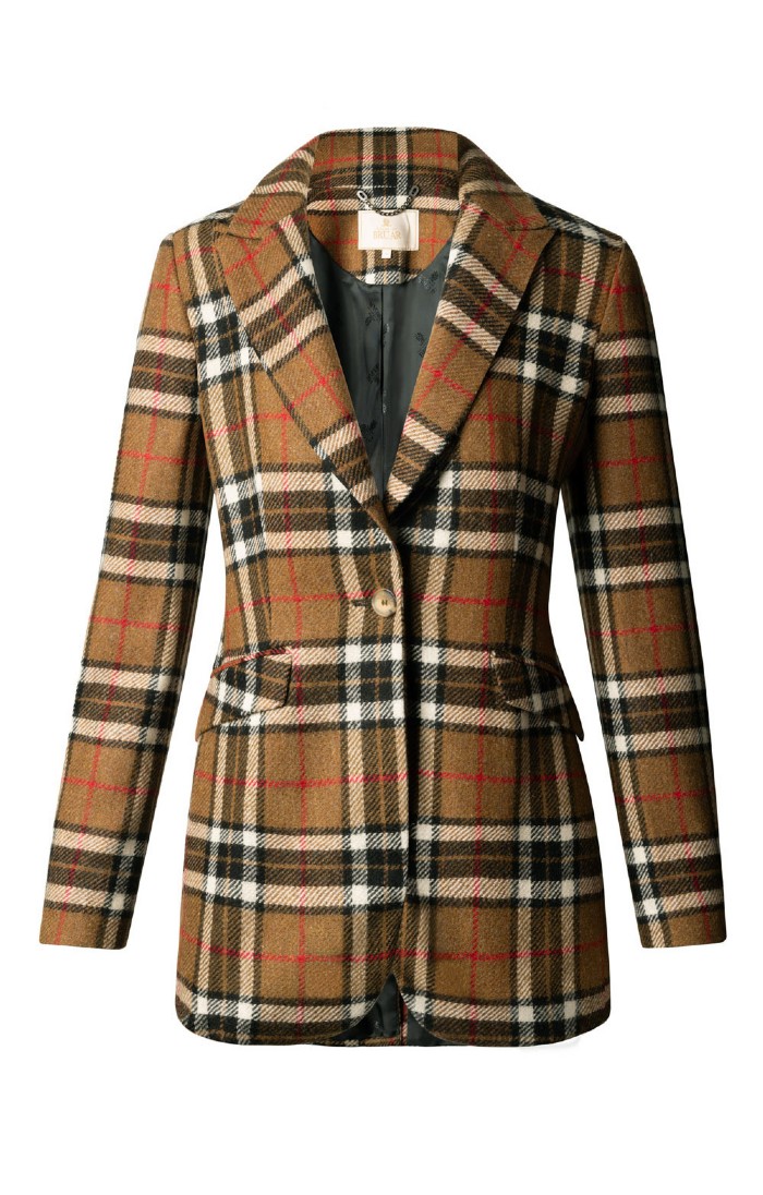 Longline tweed jacket womens best sale