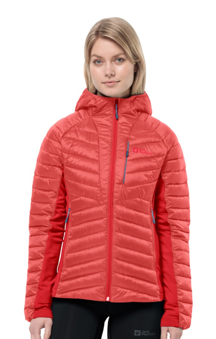 Red jack wolfskin jacket on sale