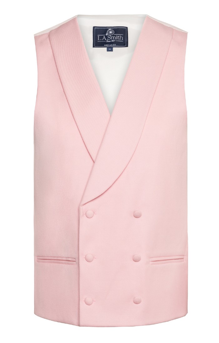 Pink waistcoat mens hotsell