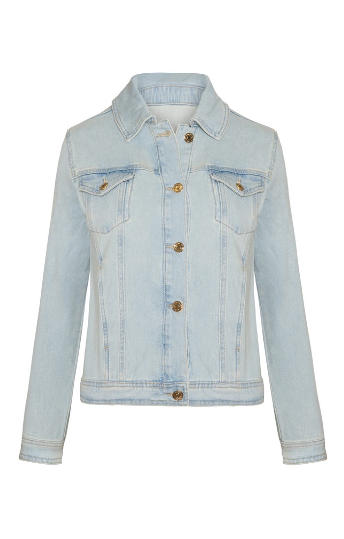 Noisy may debra denim jacket best sale