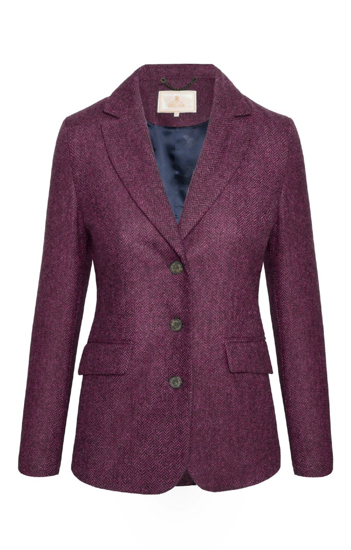 Express Pink Mauve newest Tweed Coat Jacket