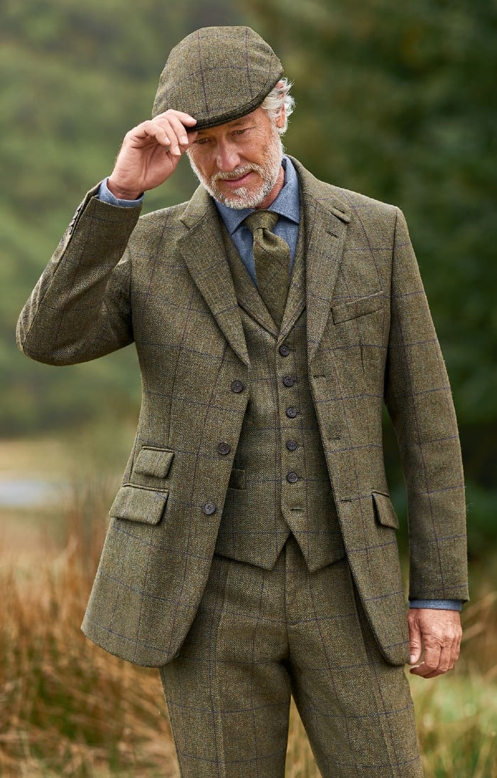 Barbour tweed waistcoat best sale