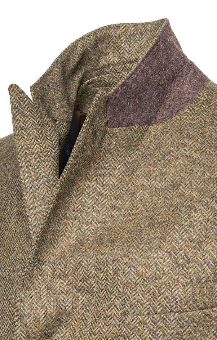 Mens double breasted tweed coat best sale