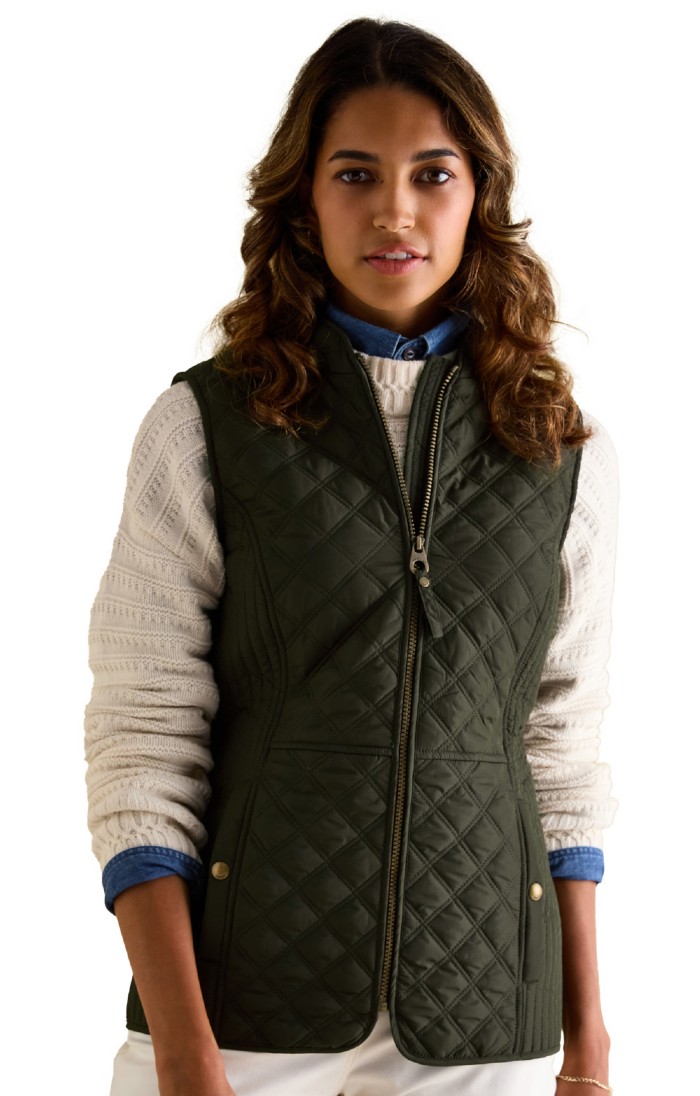 Joules minx quilted vest best sale