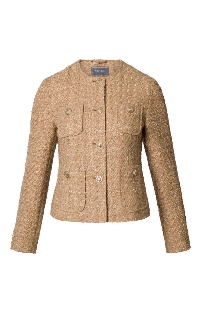 Ladies Short Boucle Jacket