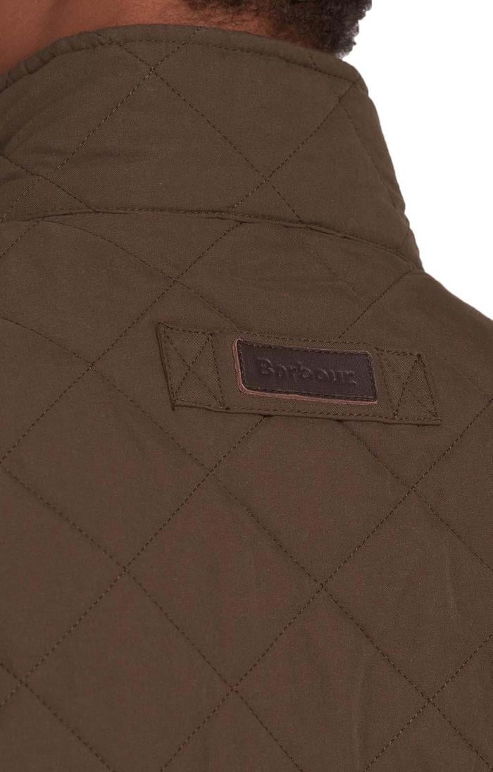 Barbour shoveler quilted jacket sales olive