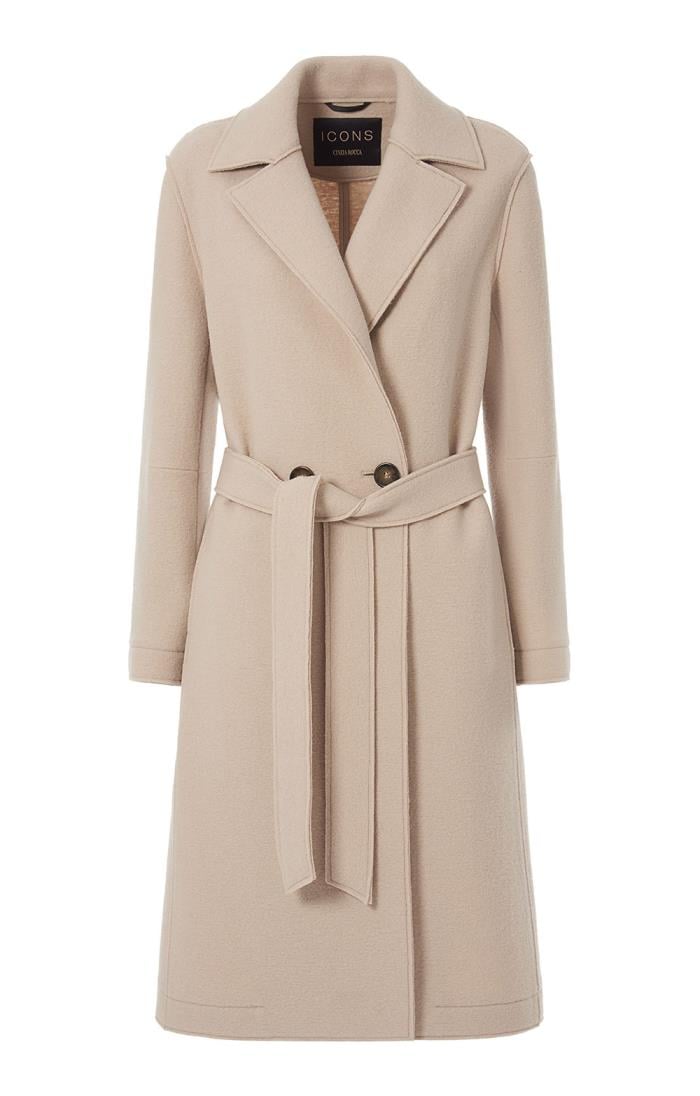 ladies three quarter wool coats