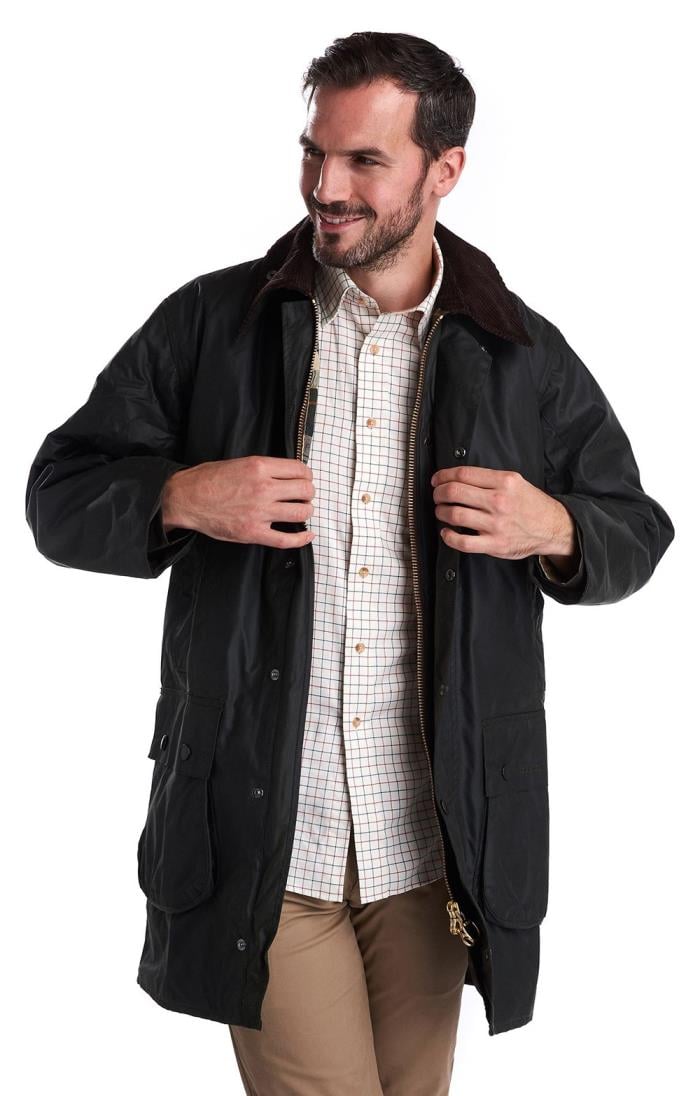 Mens Barbour Border Waxed Jacket