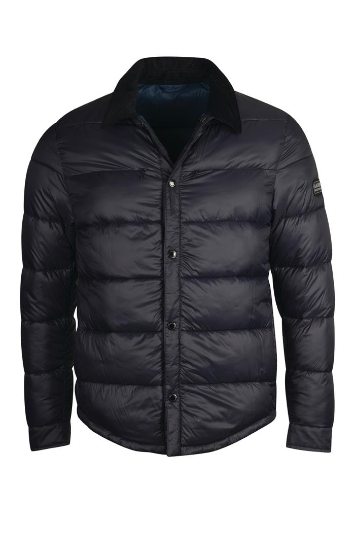Mens Barbour International Blake Shirt-Style Quilted Jacket - House of ...