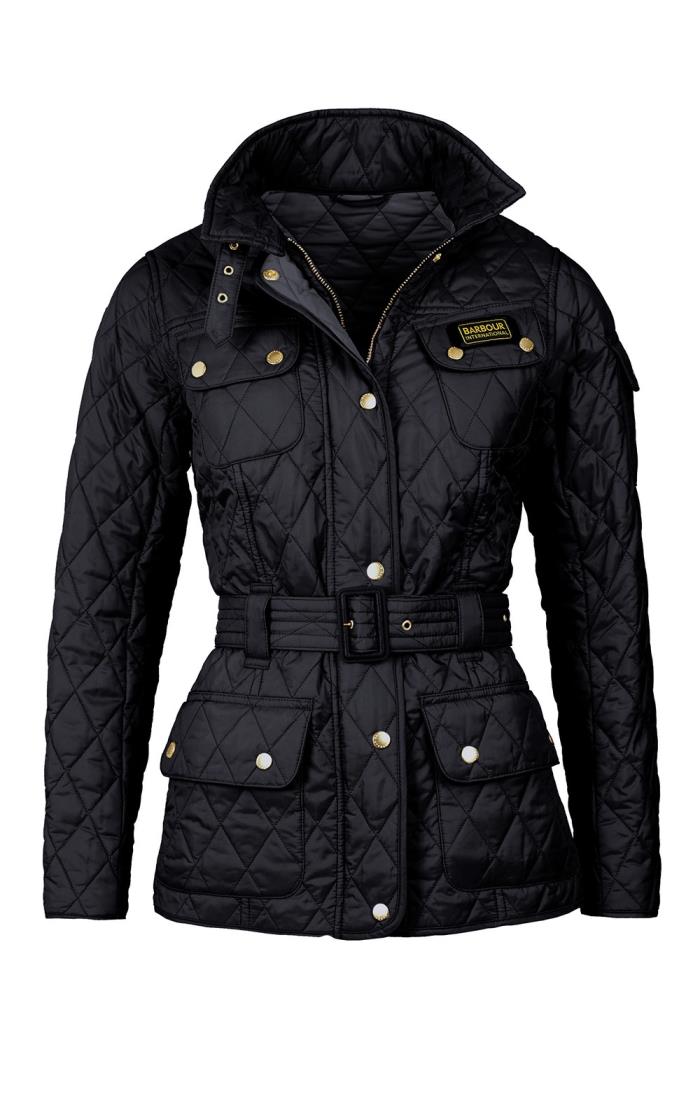 Ladies black barbour hot sale quilted jacket