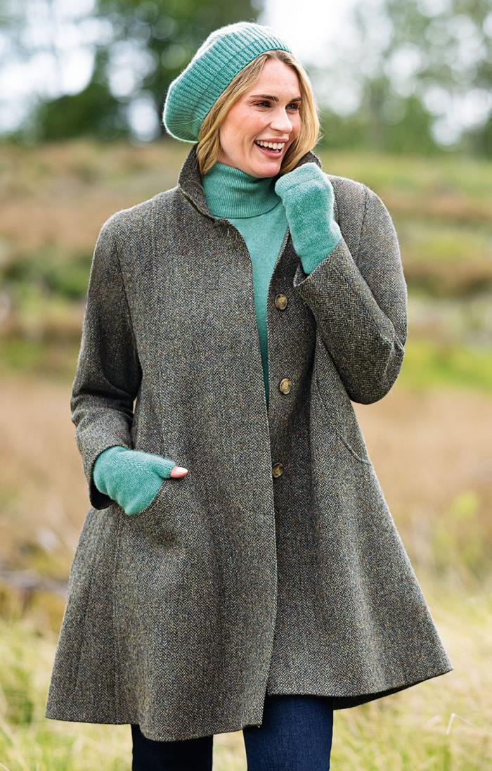 Harris Tweed Poncho from Peter James of England