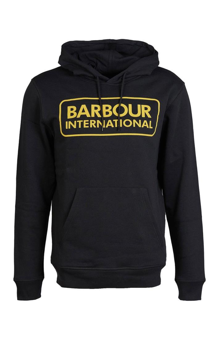 Men s Barbour International Pop Over Hoodie House of Bruar