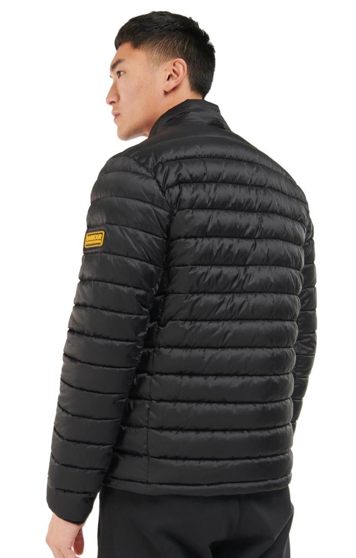 Barbour international impeller quilted jacket clearance black